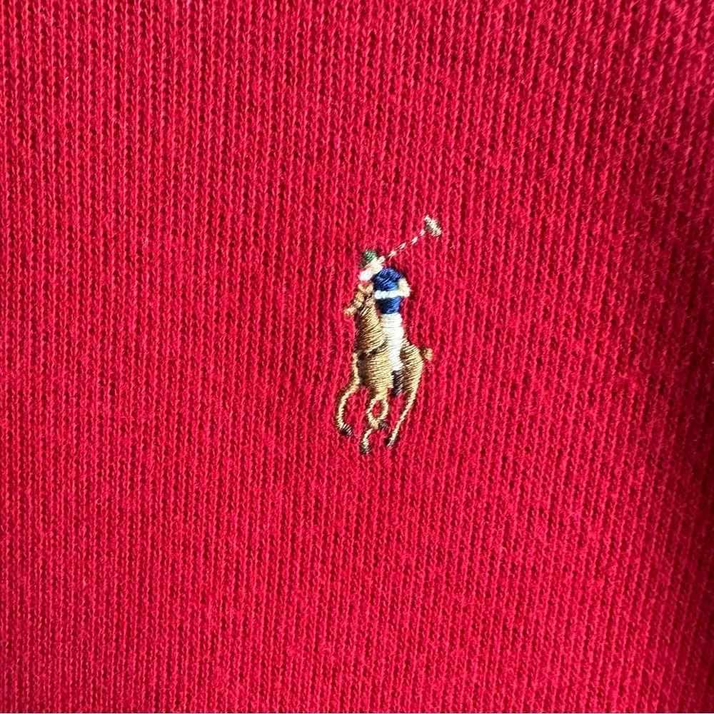 Ralph Lauren Polo Estate Rib Quarter Zip Pullover Prep Old Money Academia‎ Sz L